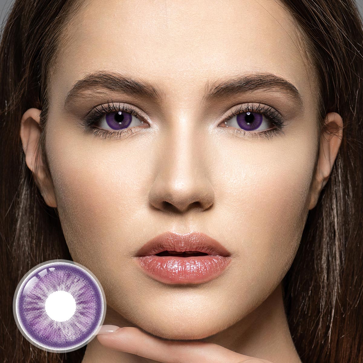 Glacier Violet Yearly Contact Lenses