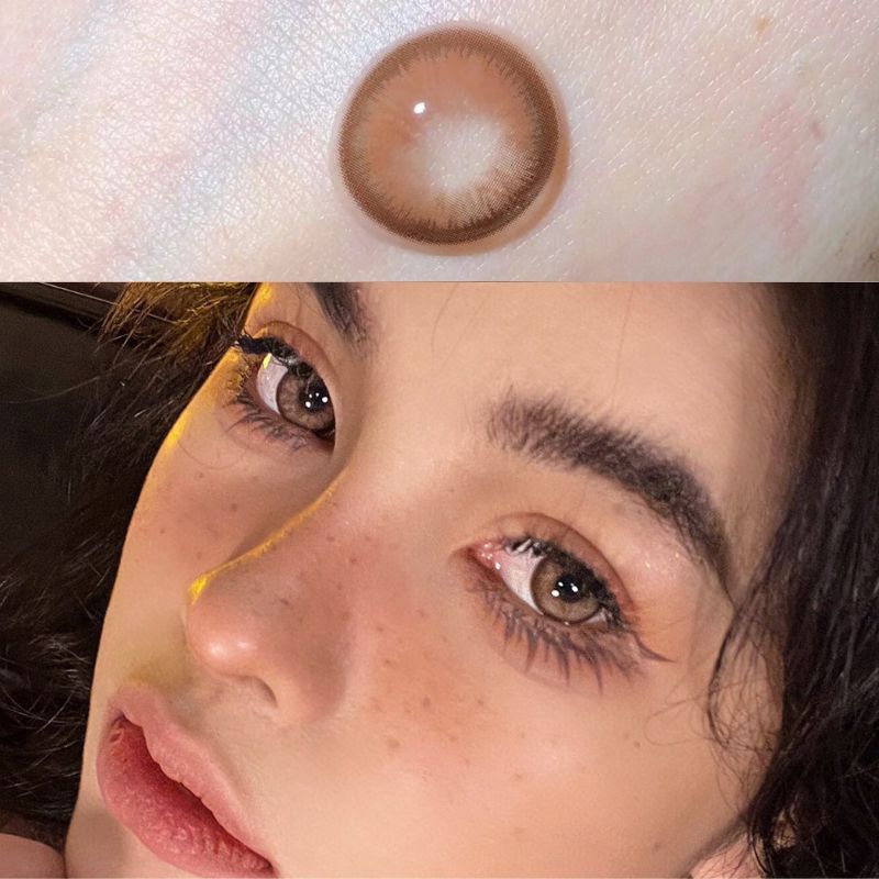 Sandstone Brown Yearly Contact Lenses