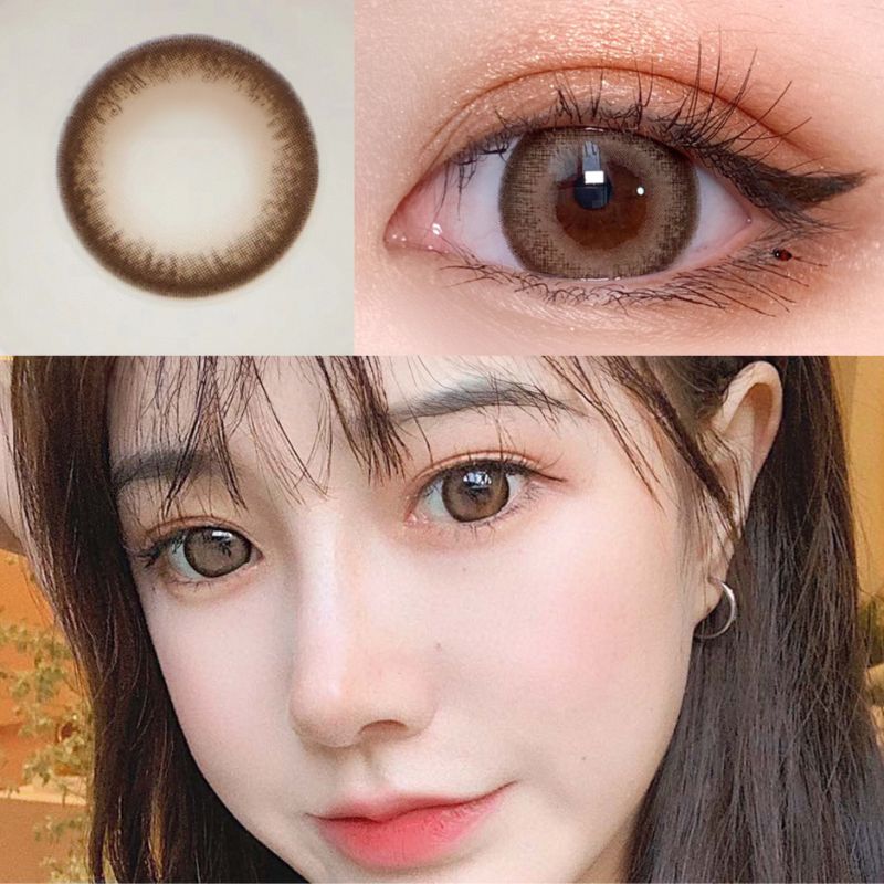 Gingerbread Brown Yearly Contact Lenses