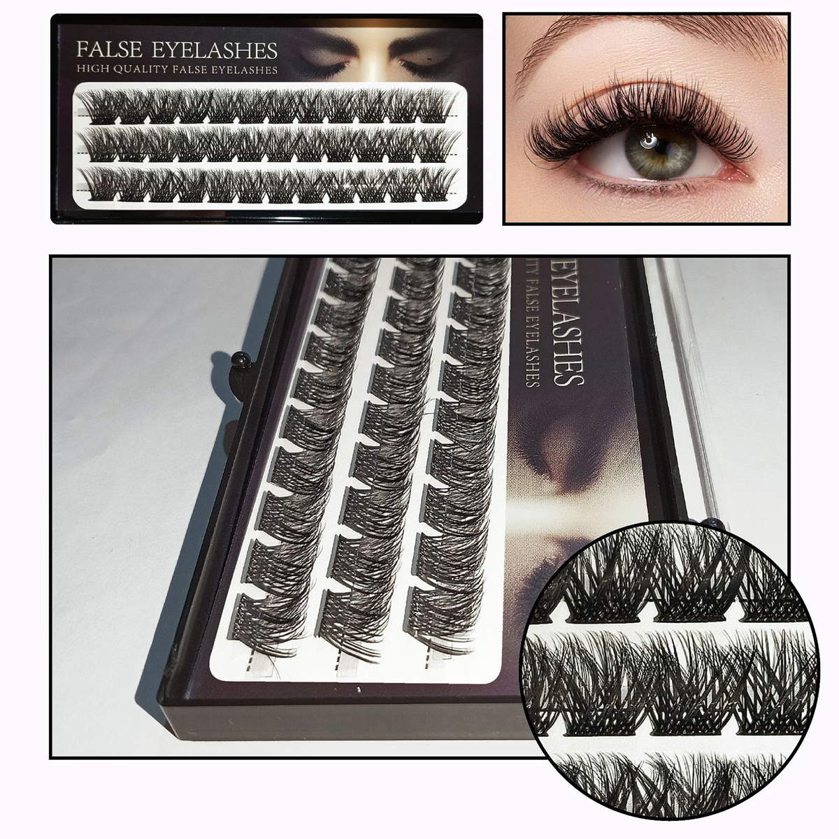 Dreamweaver 3 Rows Segmented Natural Lashes