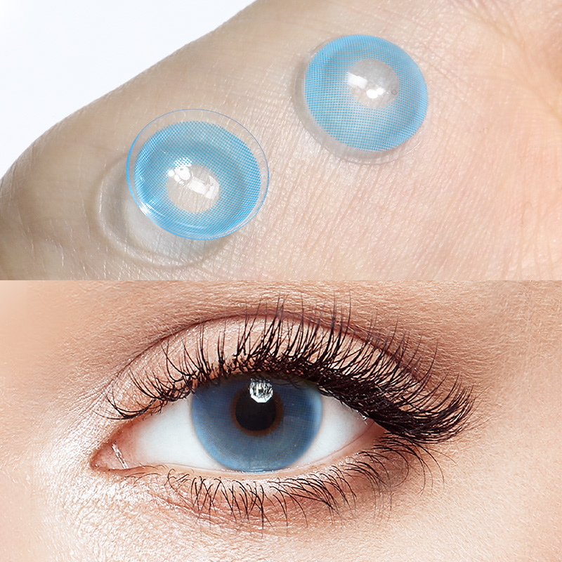 HD Crystal Blue 6 Months Contact Lenses