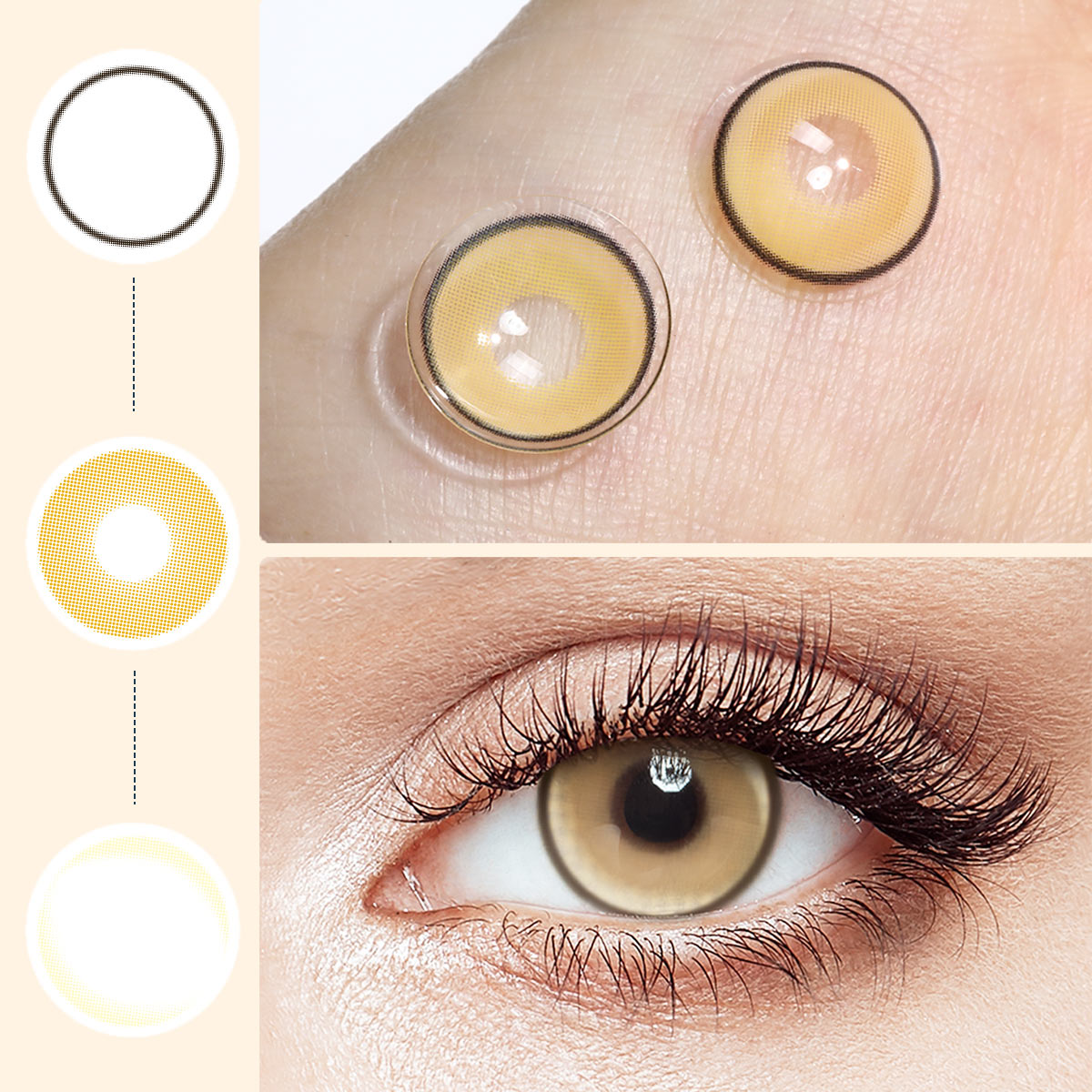 [Pre-Sale] Allure Brown 6 Months Contact Lenses