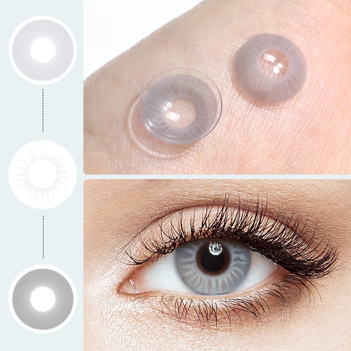 [Pre-Sale] Lullaby Gray 6 Months Contact Lenses