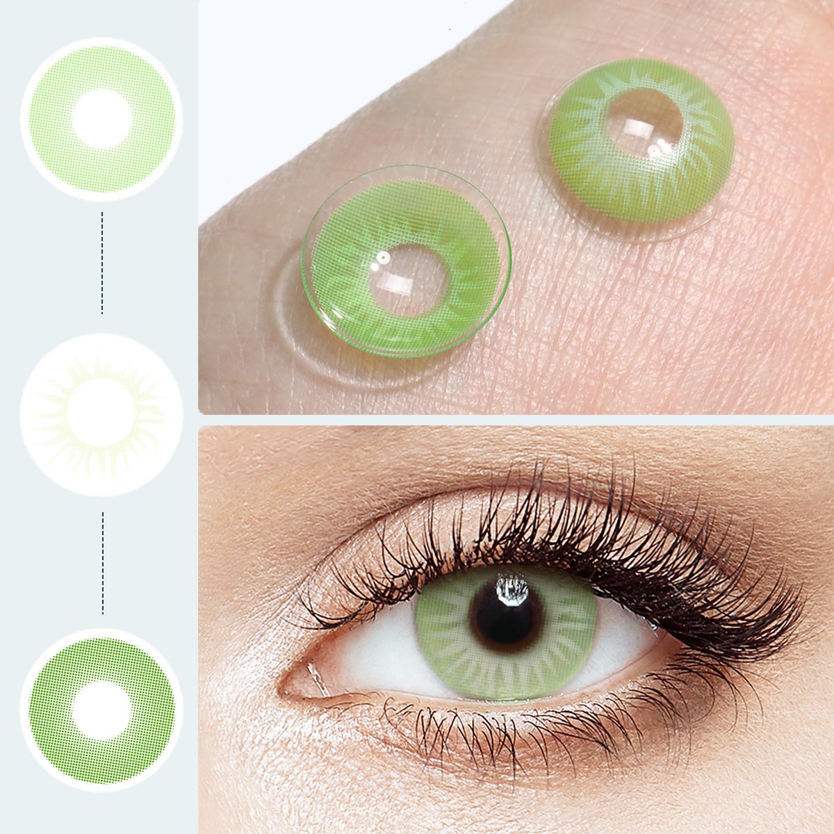 [Pre-Sale] Lullaby Green 6 Months Contact Lenses