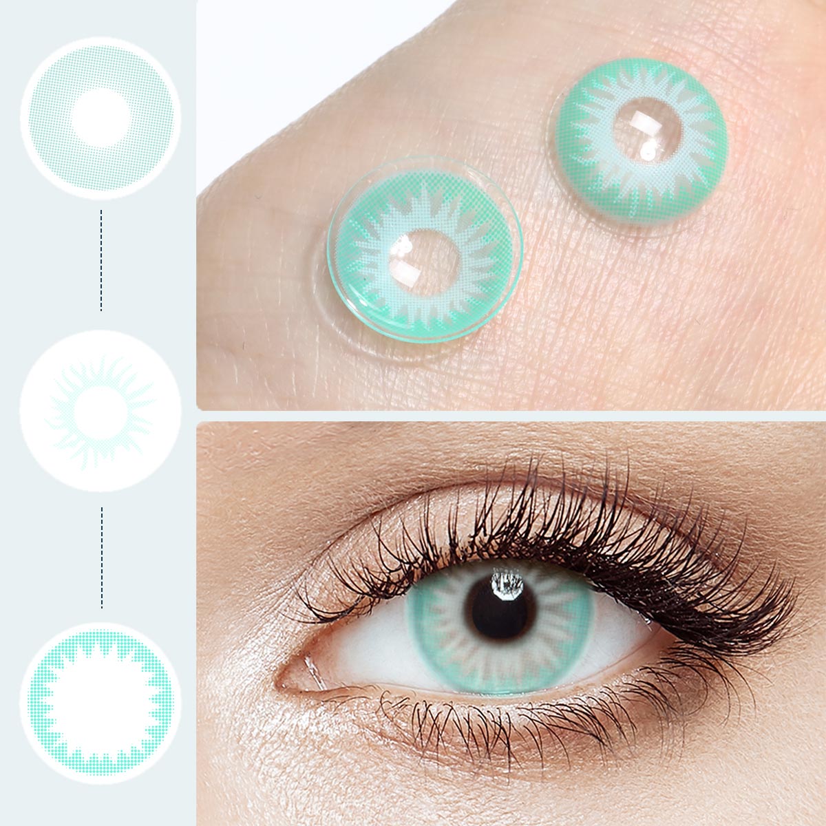 [Pre-Sale] Bailey Green 6 Months Contact Lenses