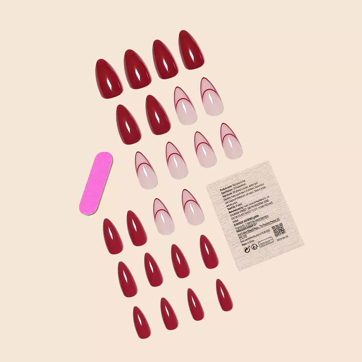 Garnet Gloss Red Nails