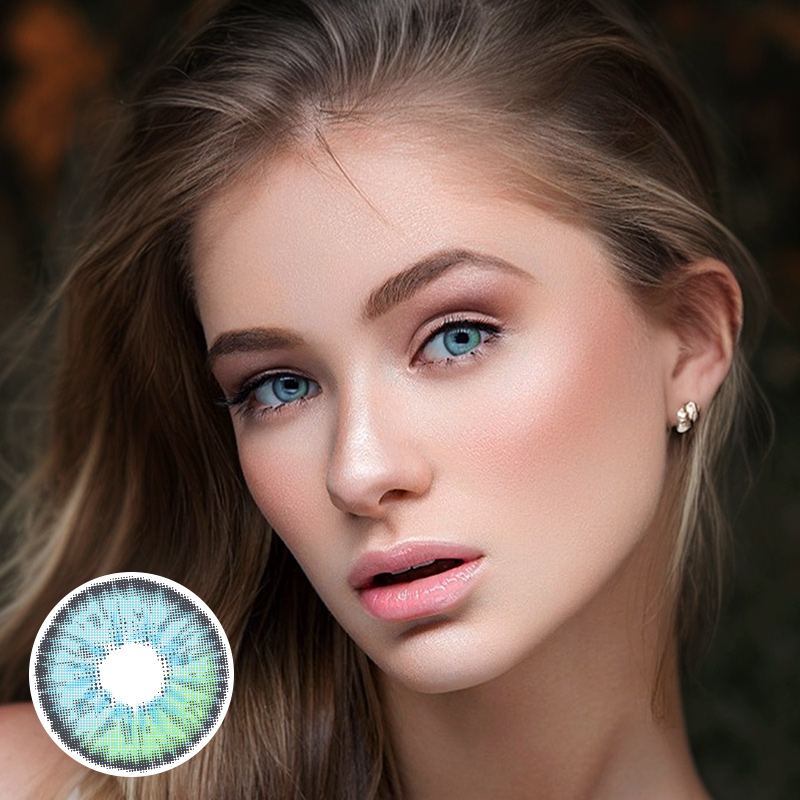 [Pre-Sale] Cipher Blue Green 6 Months Contact Lenses