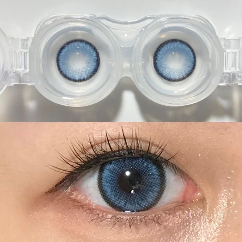 Maple Blue Yearly Contact Lenses