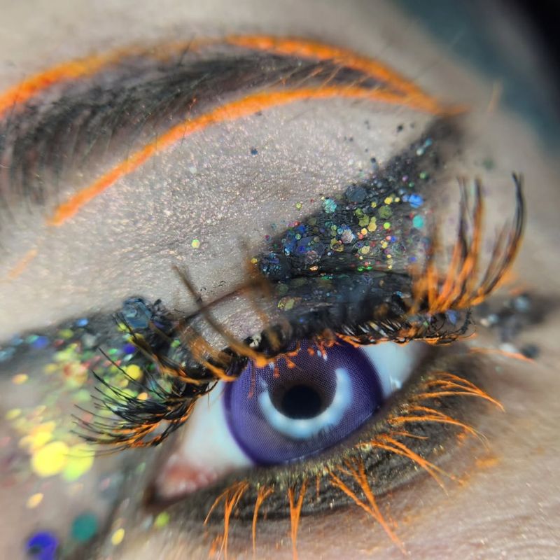 Aura Purple Yearly Contact Lenses