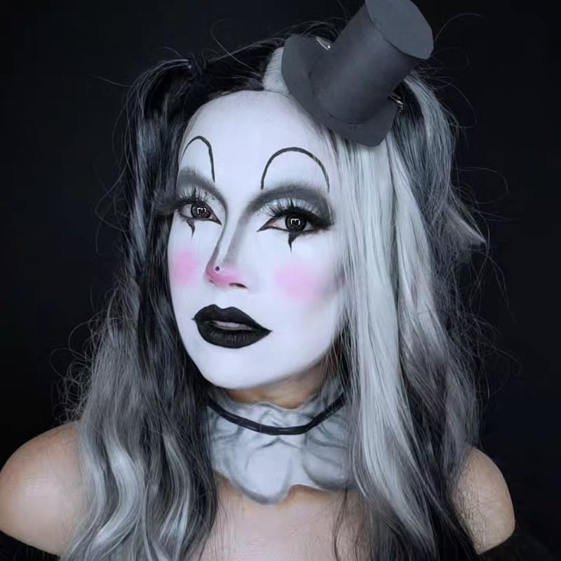 Snowfall Black Yearly Contact Lenses