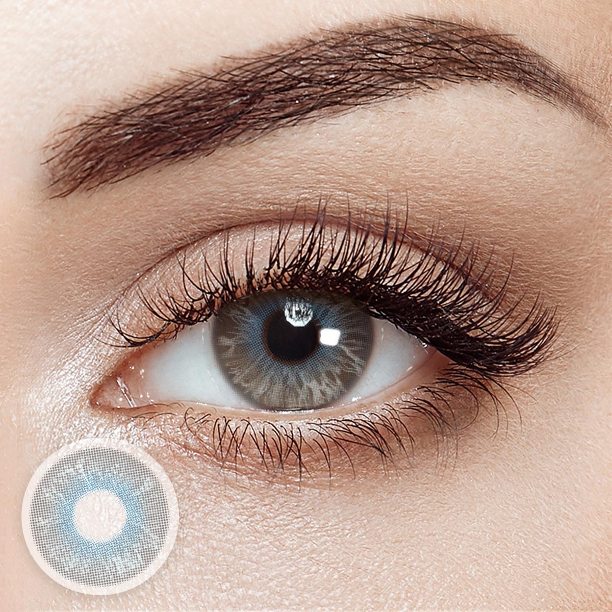 Crest Gray 6 Months Contact Lenses