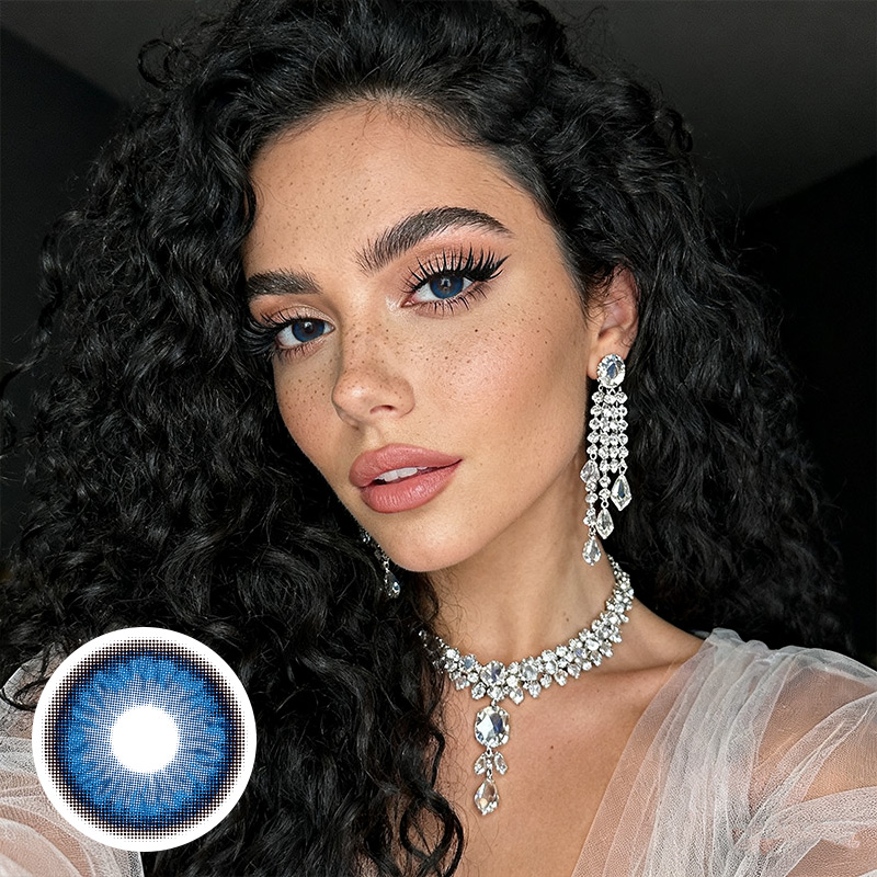 Lamy Blue 6 Months Contact Lenses