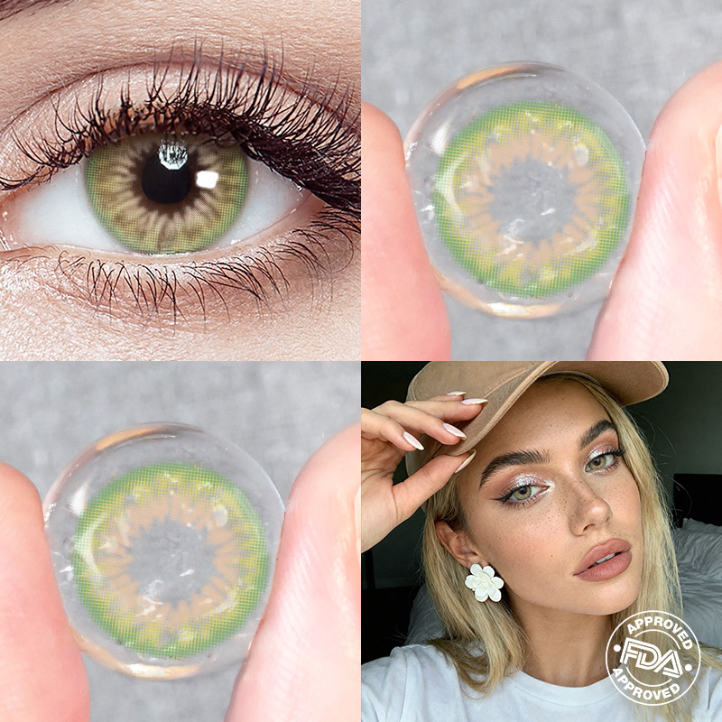 Kiwi Green 6 Months Contact Lenses | 2 Pcs