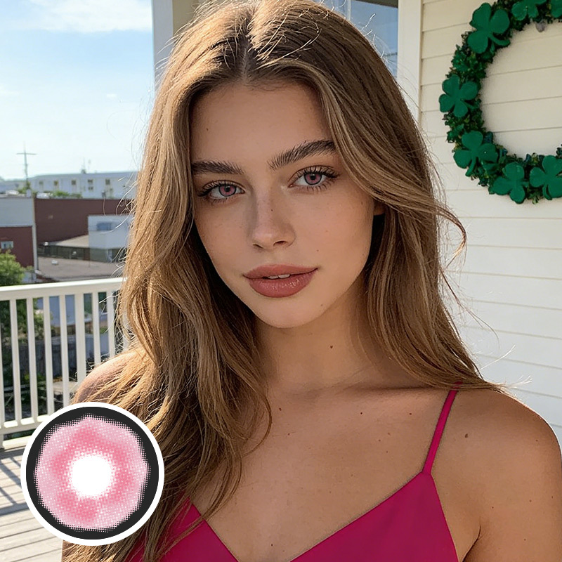 Cyberdoll Pink Costume 6 Months Contact Lenses  | 2 Pcs