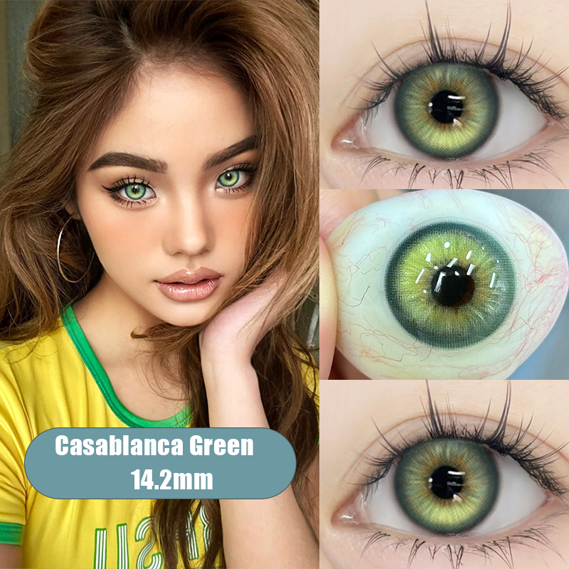 Casablanca Green Prescription Yearly Contact Lenses