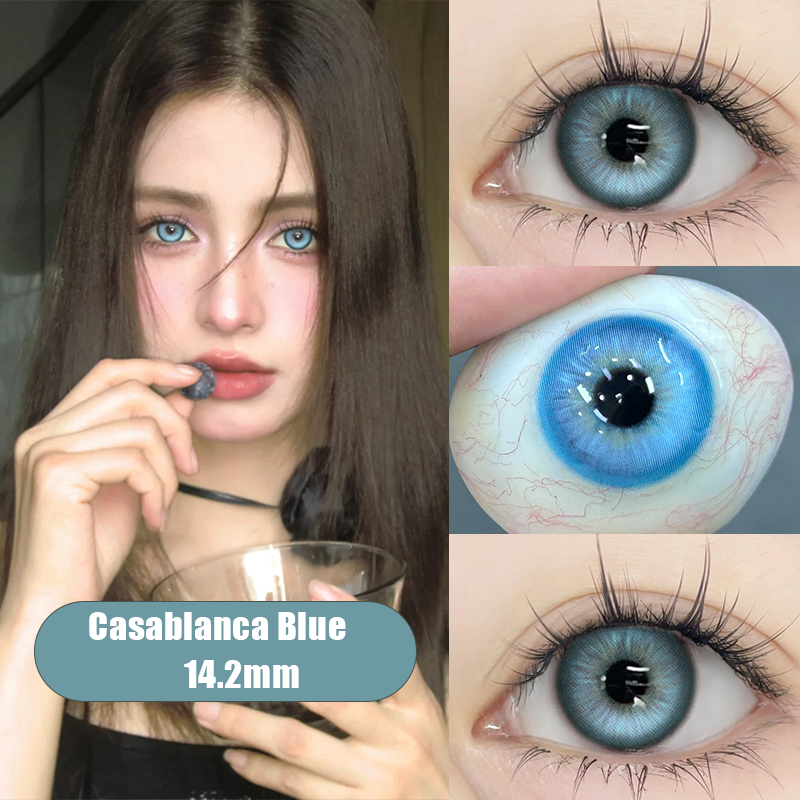 Casablanca Blue Prescription Yearly Contact Lenses