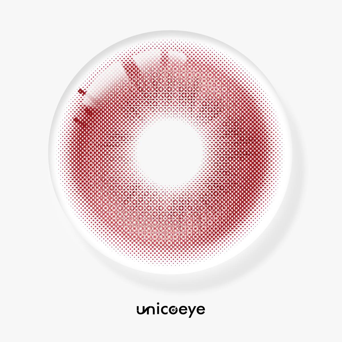 Witch's Tears Pure Red Costume Yearly Contact Lenses | 2 Pcs