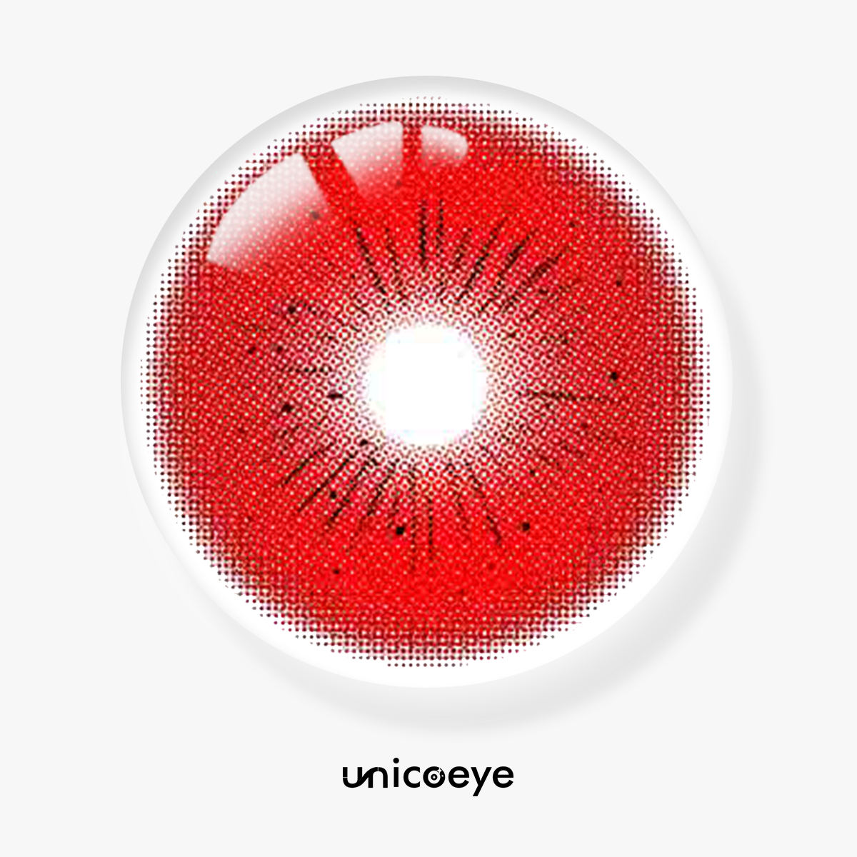 Inkwisp Red Yearly Contact Lenses | 2 Pcs