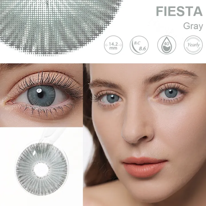 Fiesta Grey Contact Lenses