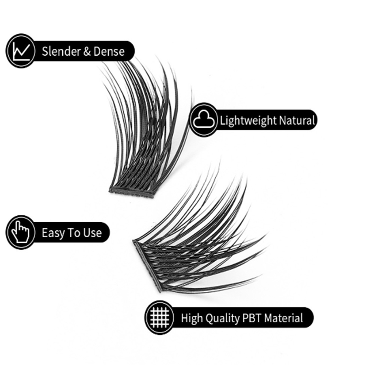 Midnight Serenade 3 Rows Natural Eyelashes