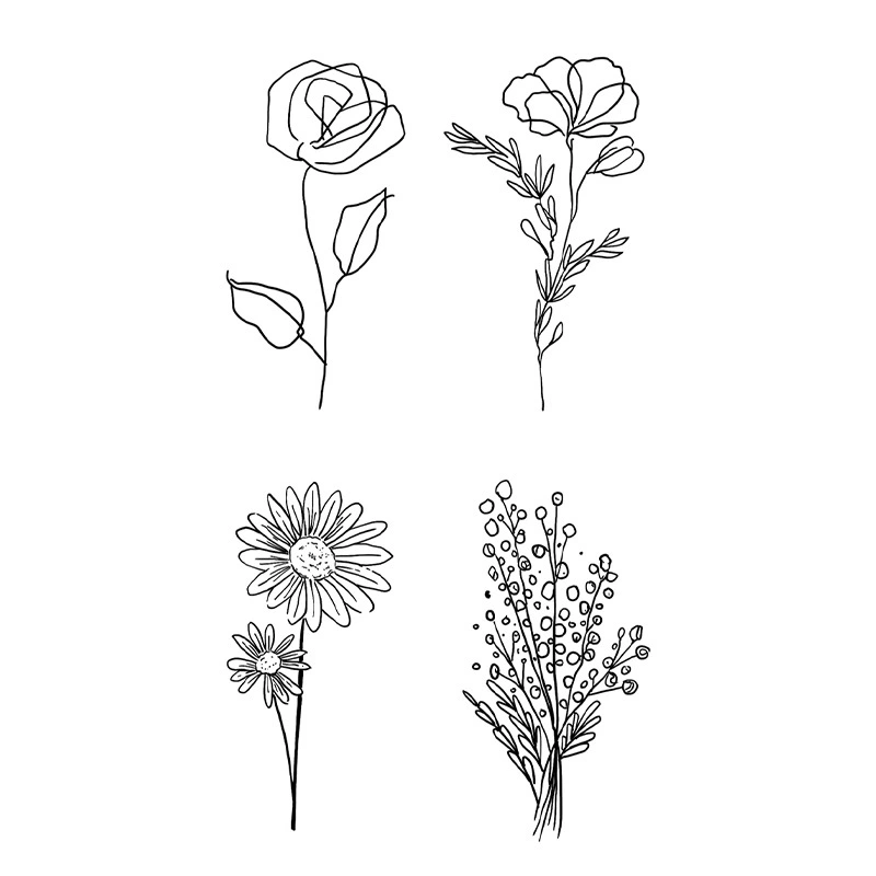 Bloom Collection Tattoos