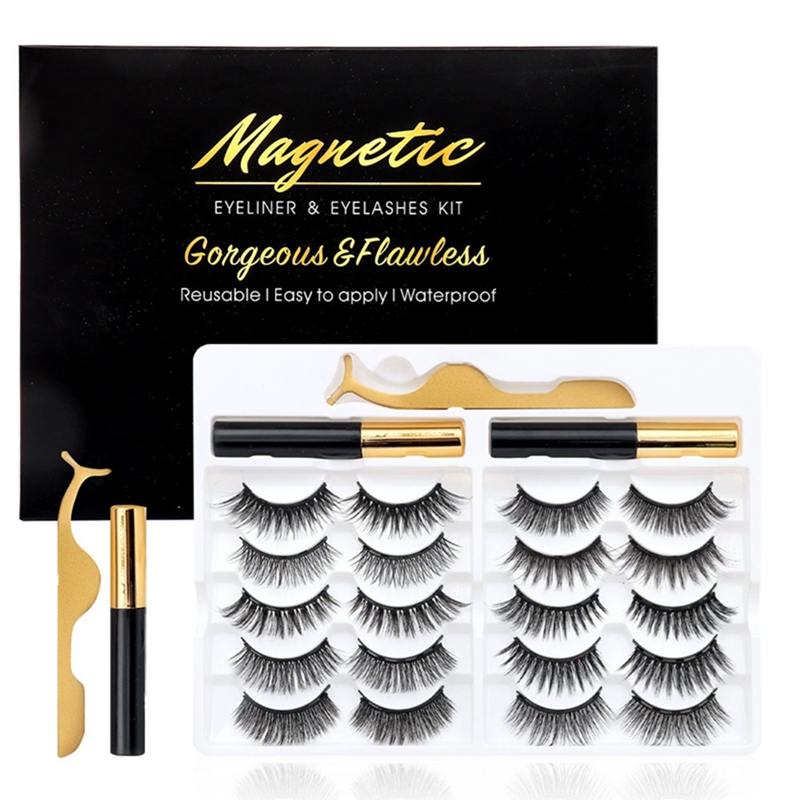 Morning Dew 10 Pairs Natural Eyelashes Set