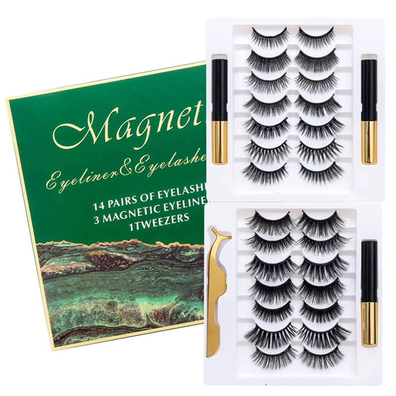 Shadow Play 14 Pairs Magnetic Eyelashes Set