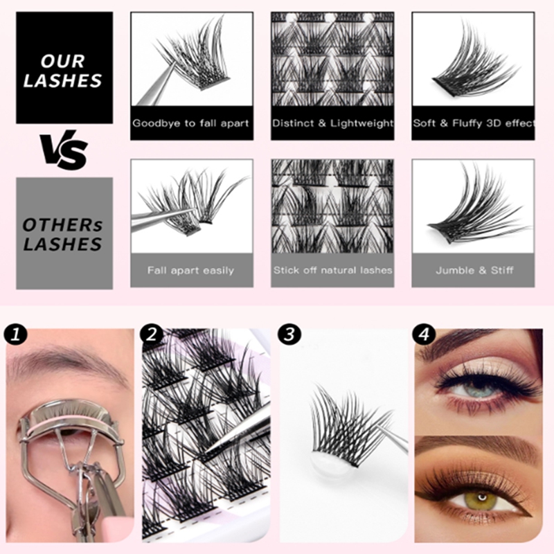 Urban Rhythm Segmented Natural Lashes