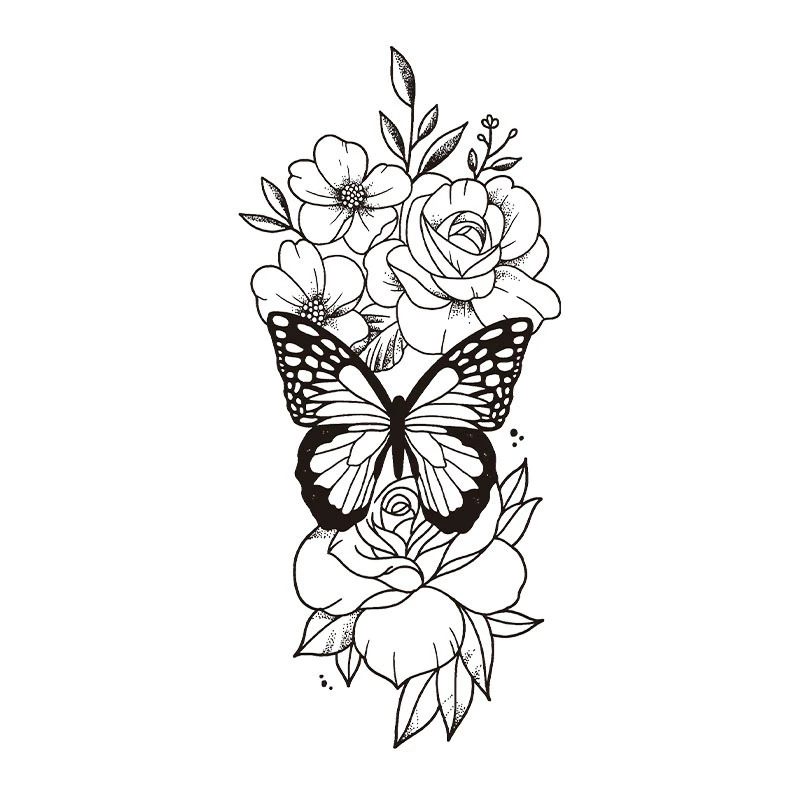 Butterfly Garden Tattoos