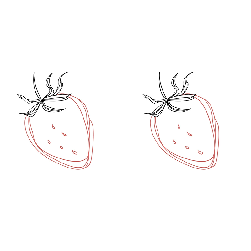 Berry Doodle Tattoos