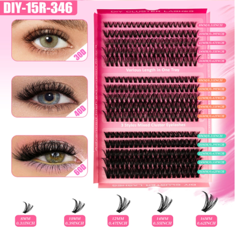 Clay Rose Segmented Natural Lashes