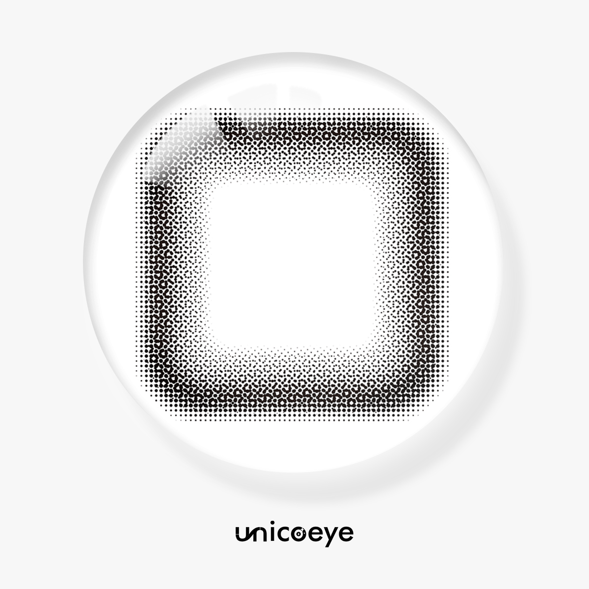 Ice Cube Black Yearly Contact Lenses