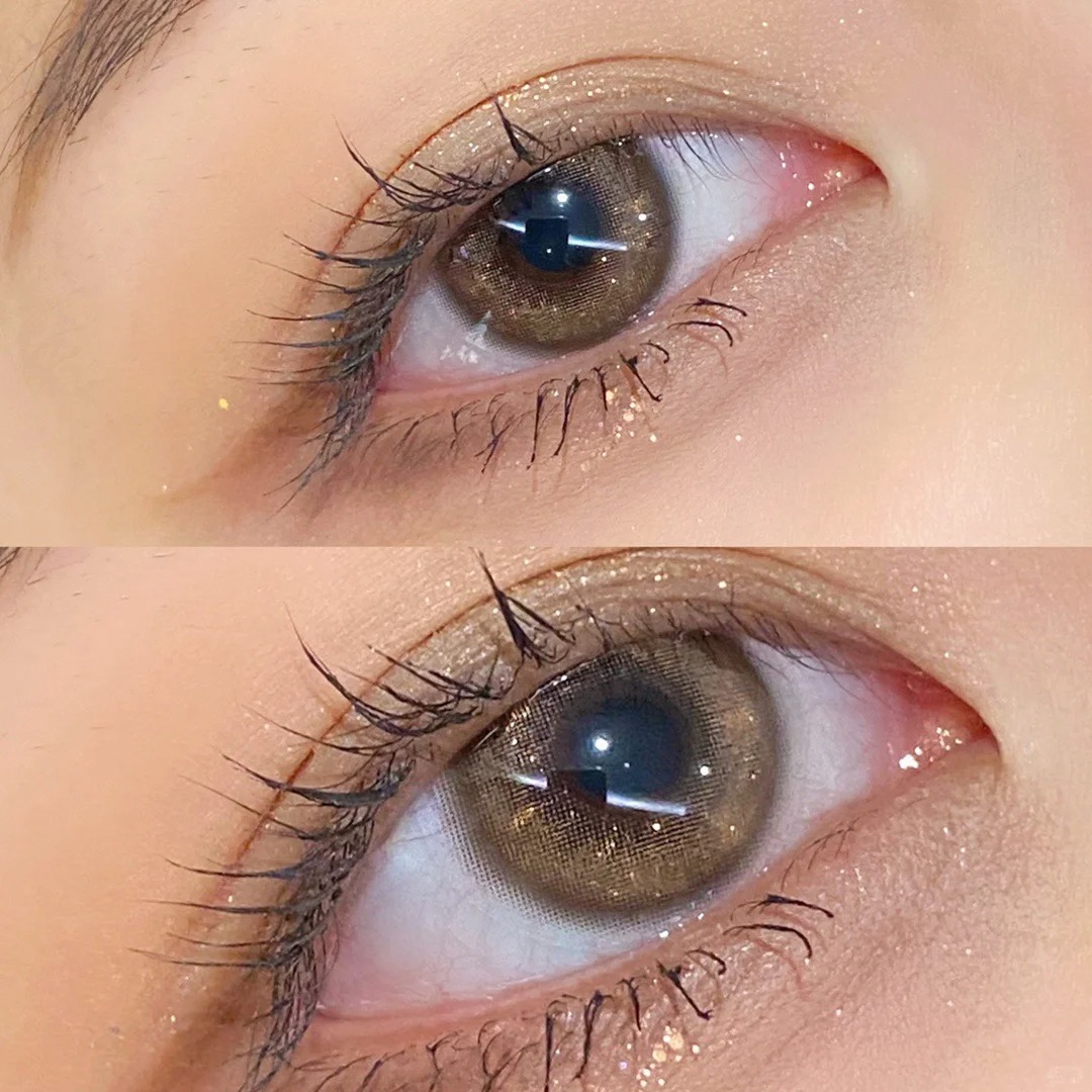 Phantom Brown Yearly Contact Lenses