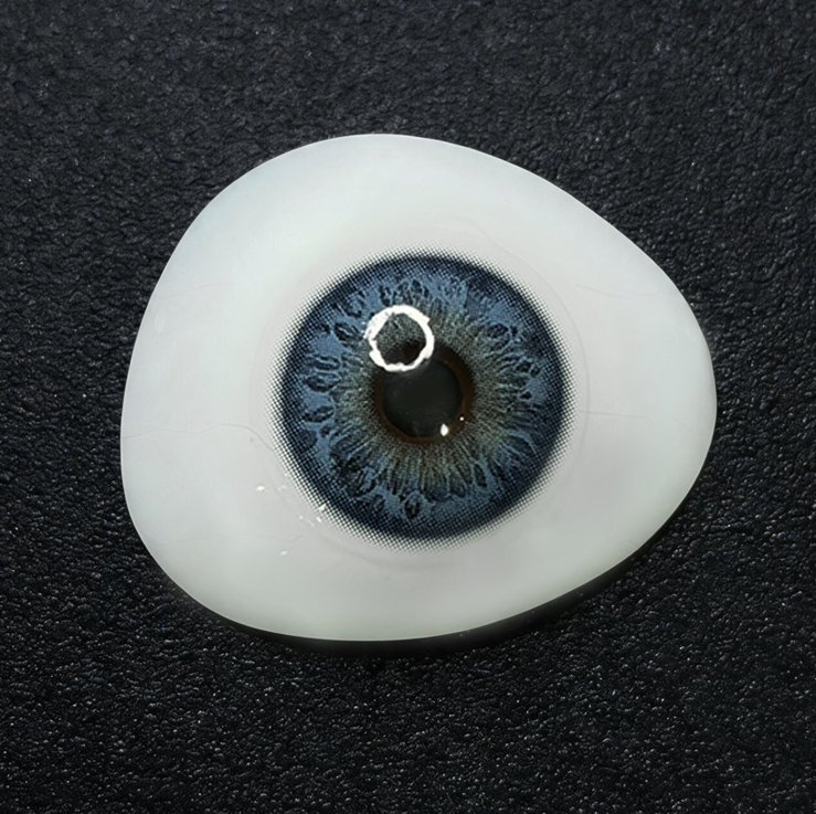 Kitsune Glow Blue 6 Months Contact Lenses | 2 Pcs
