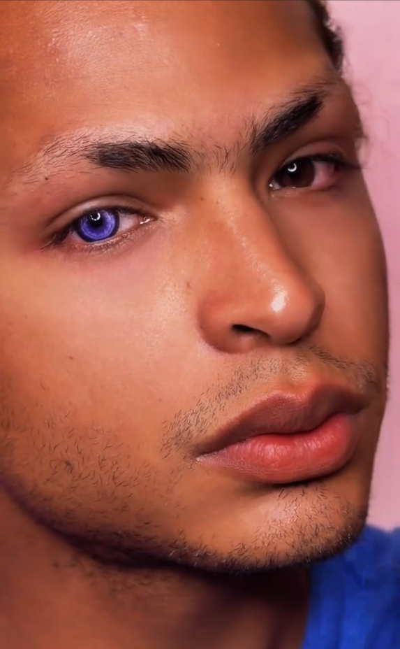 Koi Prank Purple Prescription Yearly Contact Lenses