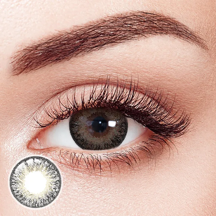 Yukon Green & Polar Lights Grey & Emerald & Forest Swan & Vanilla Gray Contact Lenses