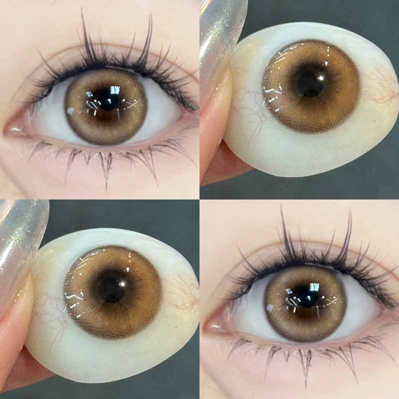 Azure Fantasy Brown Prescription Yearly Contact Lenses