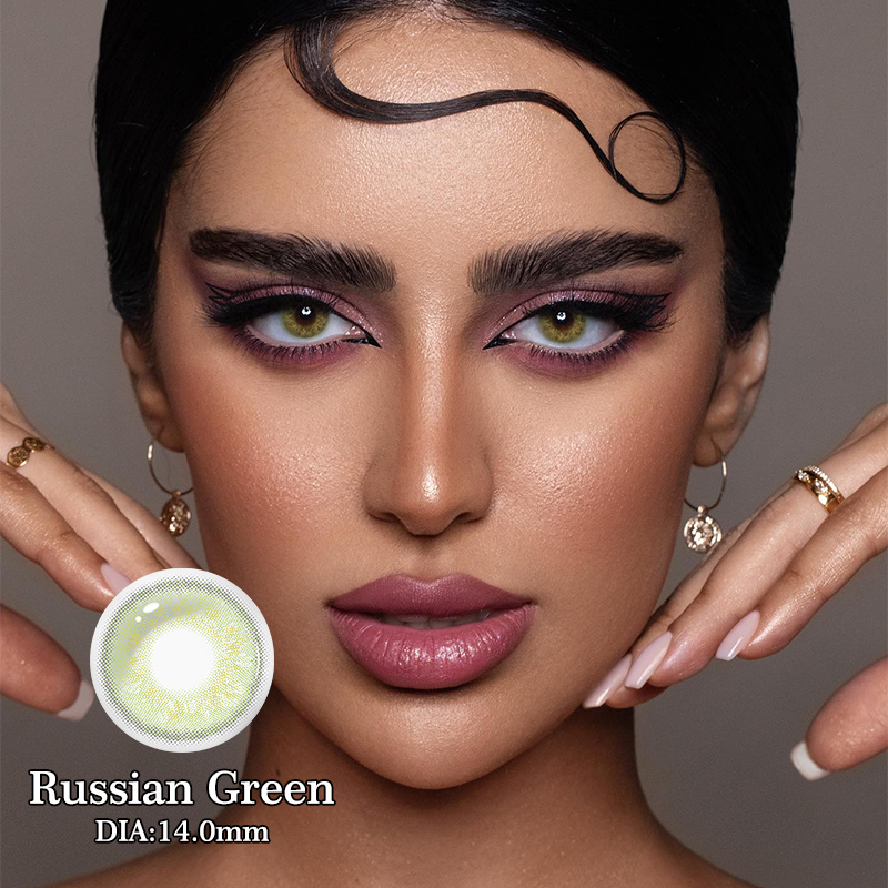 Russian Green Yearly Contact Lenses