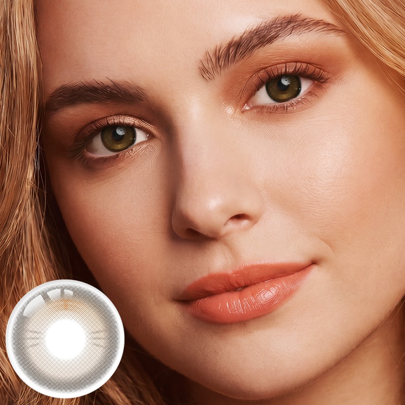 Soft Mocha Brown Prescription Yearly Contact Lenses | 2pcs