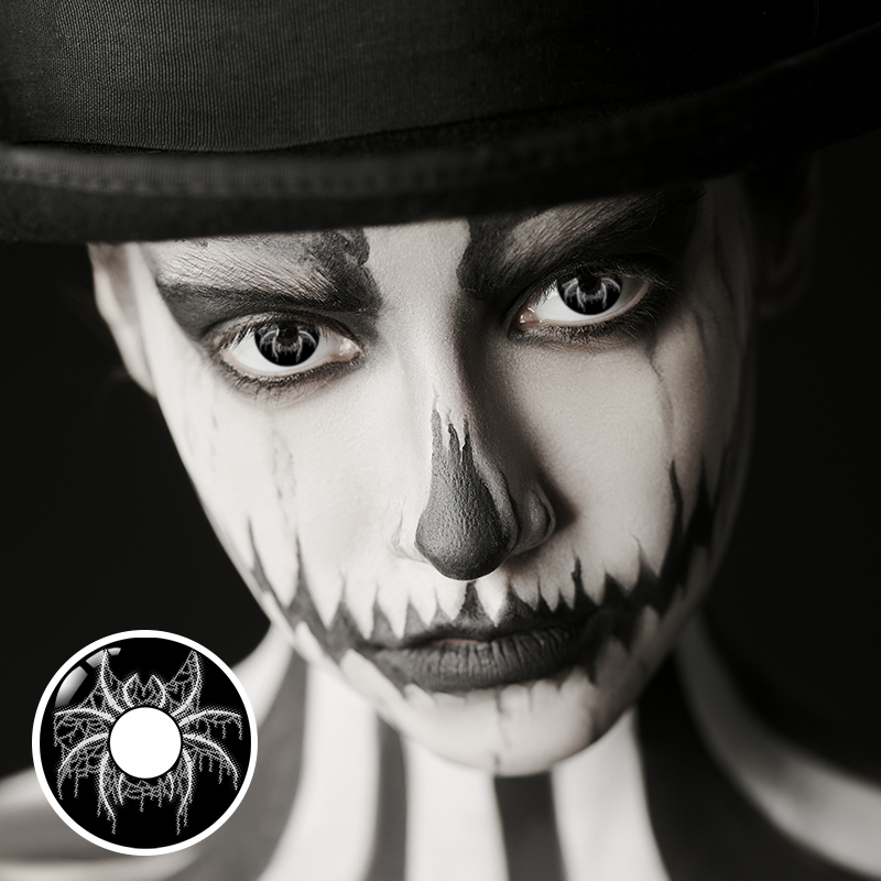 Spidery Jade Black Costume Yearly Contact Lenses