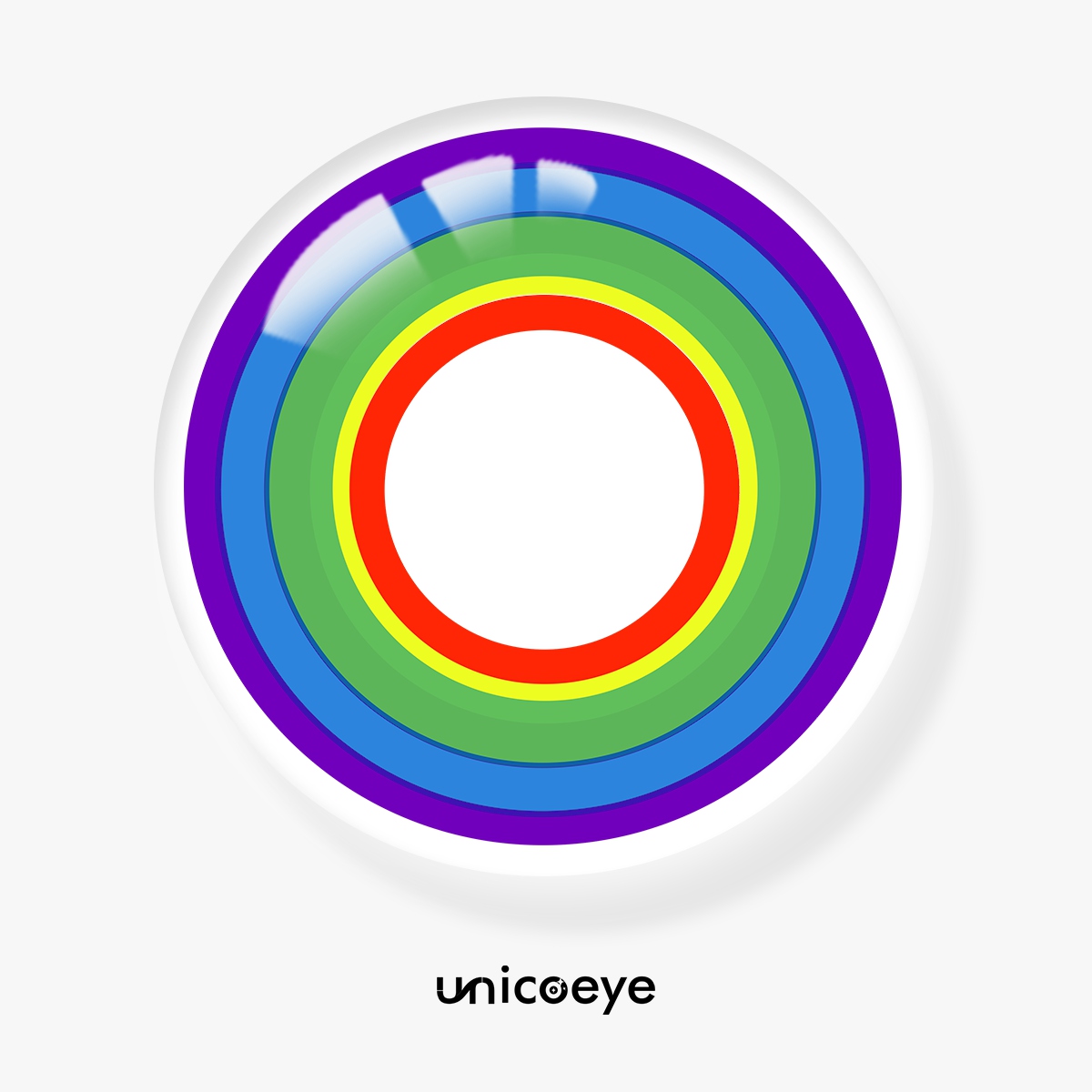 Rainbow Orbit Costume Yearly Contact Lenses | 2 Pcs