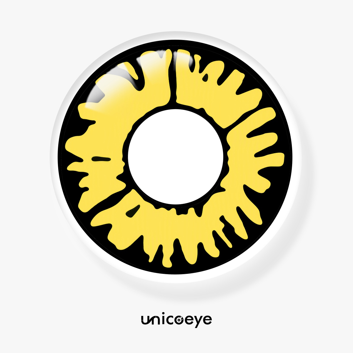 Solar Tiger Yellow Costume Yearly Contact Lenses | 2 Pcs