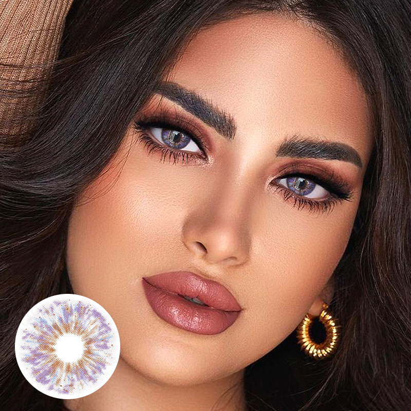 Monet Purple Yearly Contact Lenses