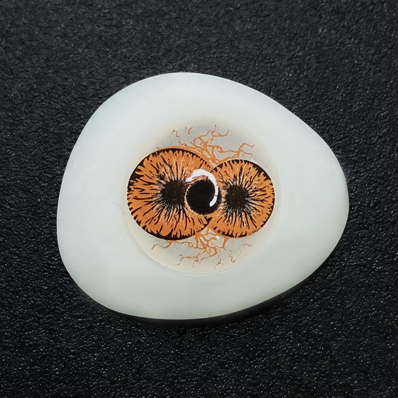 Inferno Twins Brown Costume Yearly Contact Lenses | 2 Pcs
