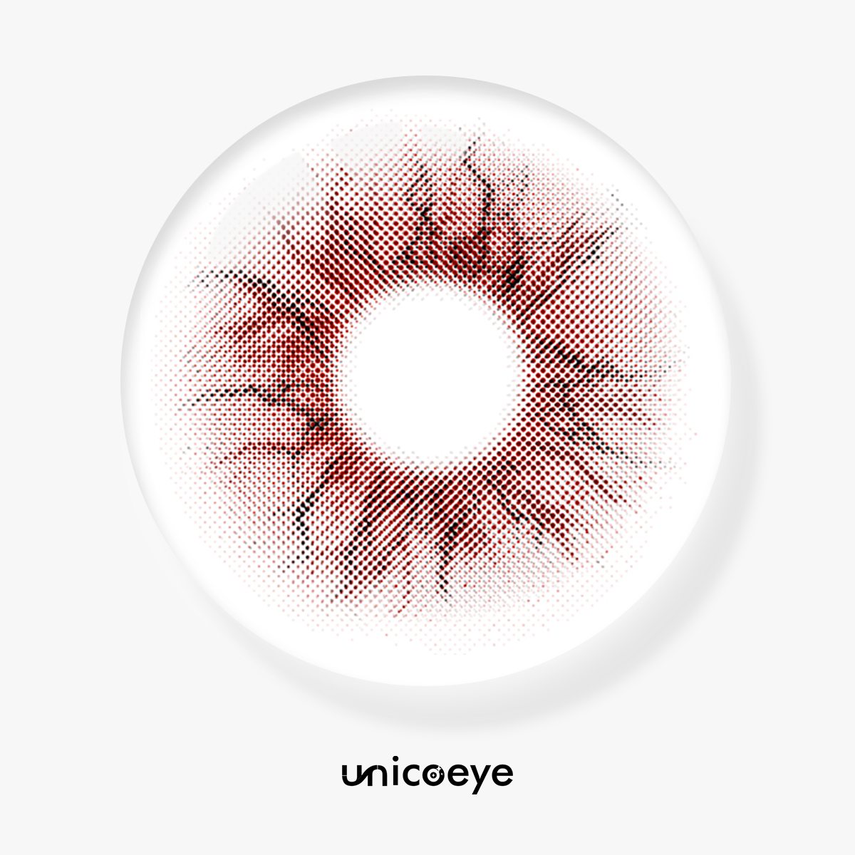 Rose Fracture Red Costume Yearly Contact Lenses | 2 Pcs