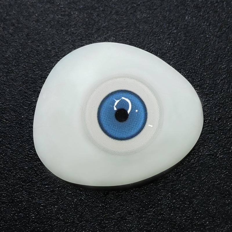 Ghoul Blue Costume Yearly Contact Lenses | 2 Pcs