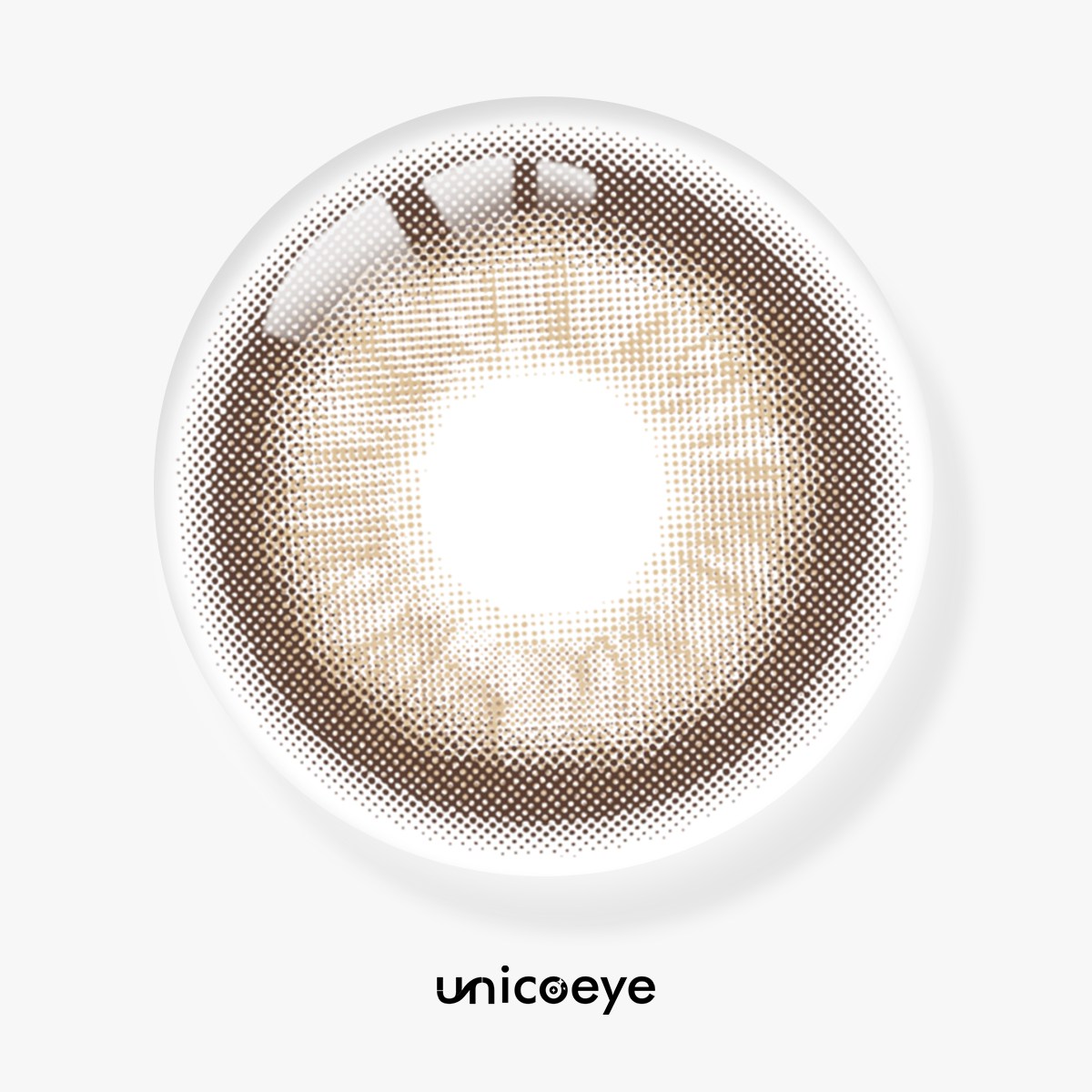 Mushroom Luna Light Brown 6 Months Contact Lenses | 2 Pcs