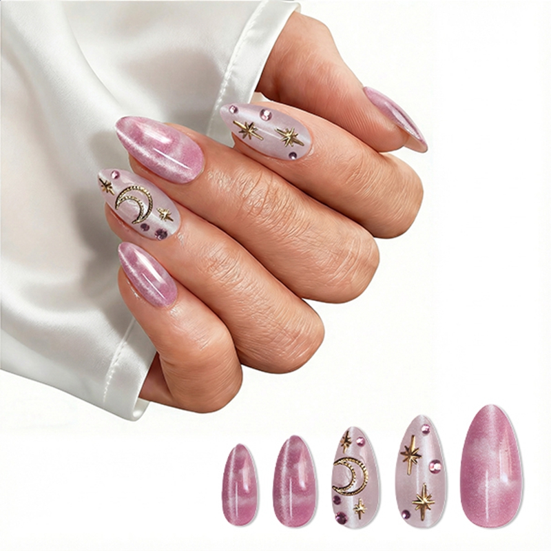 Luna Rose Pink Nails