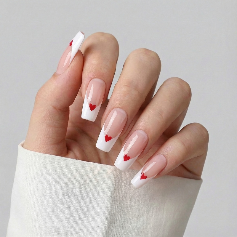 Amour Blanc White Nails