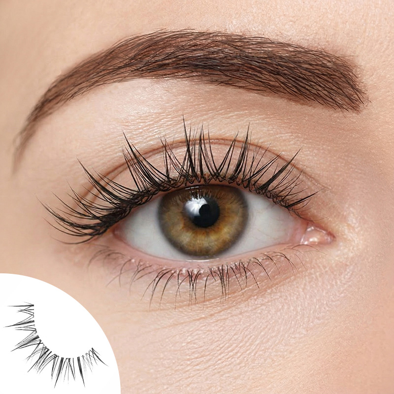 Jungle Fever 5 Pairs Natural Glue-on Lashes